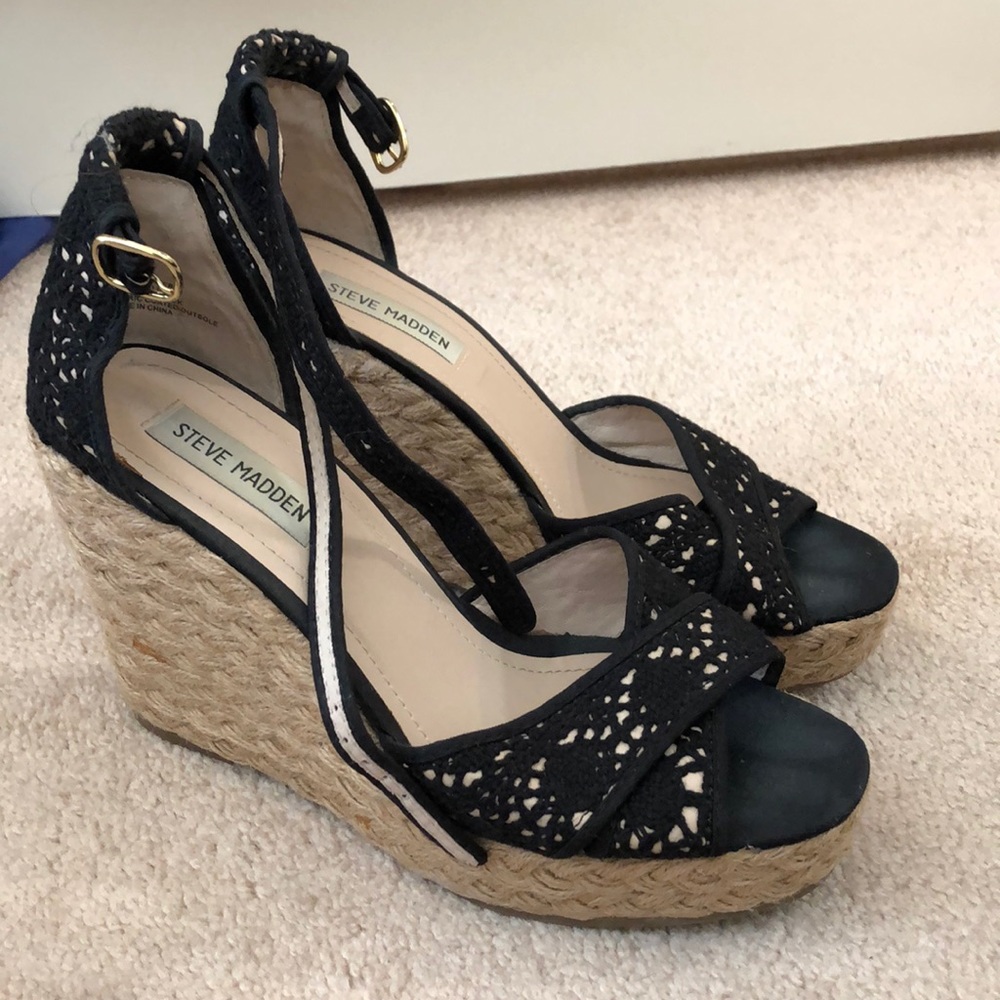 Relisted: Steve Madden lace wedges